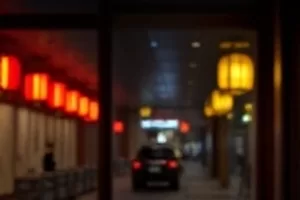 《沉默的渡口》雾中渡船靠岸的黑白画面
