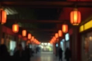 《灯下译稿人》台灯下摊开的译稿与钢笔