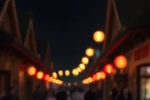 《巷口棋局》巷口石桌上未下完的棋局